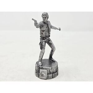STAR WARS 2005 SAGA EDITION CHESS SET REPLACEMENT SILVER HAN SOLO KNIGHT